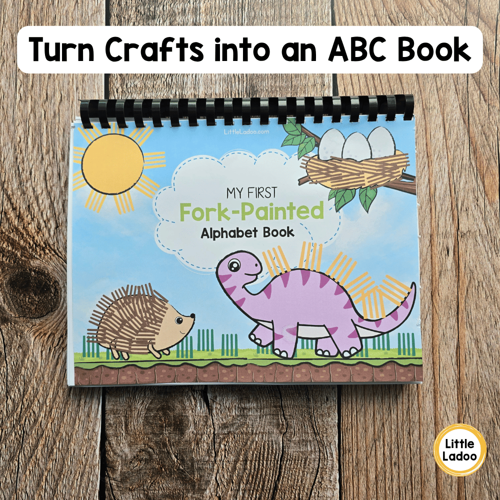 Fork Painting Alphabet Crafts A-Z
