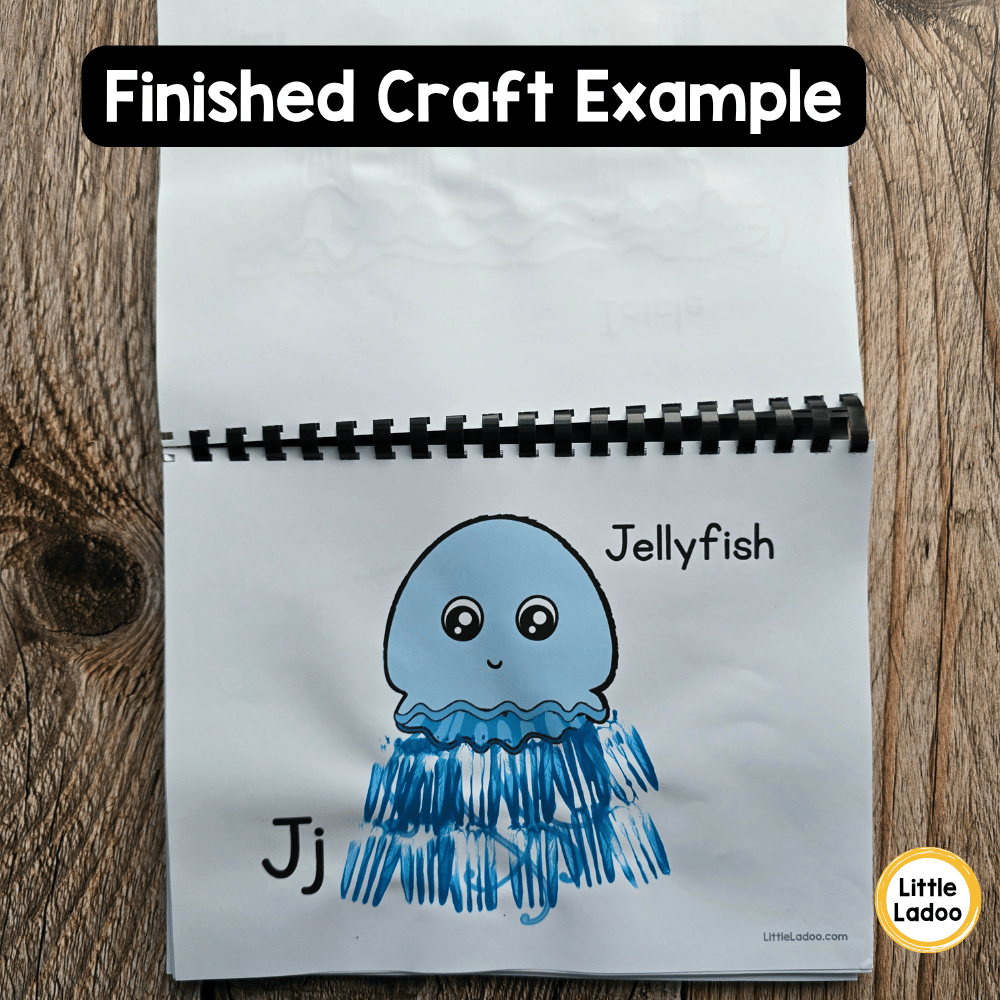Fork Painting Alphabet Crafts A-Z