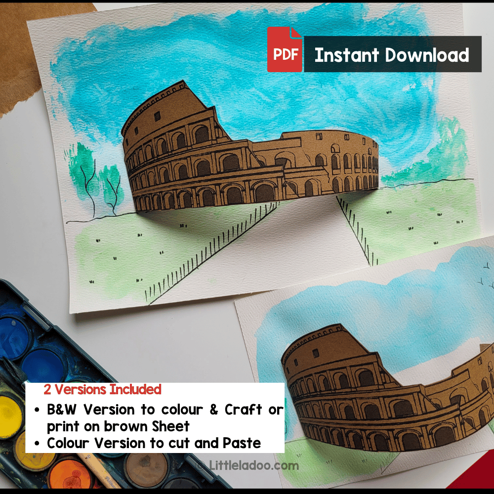 Colosseum Craft Printable