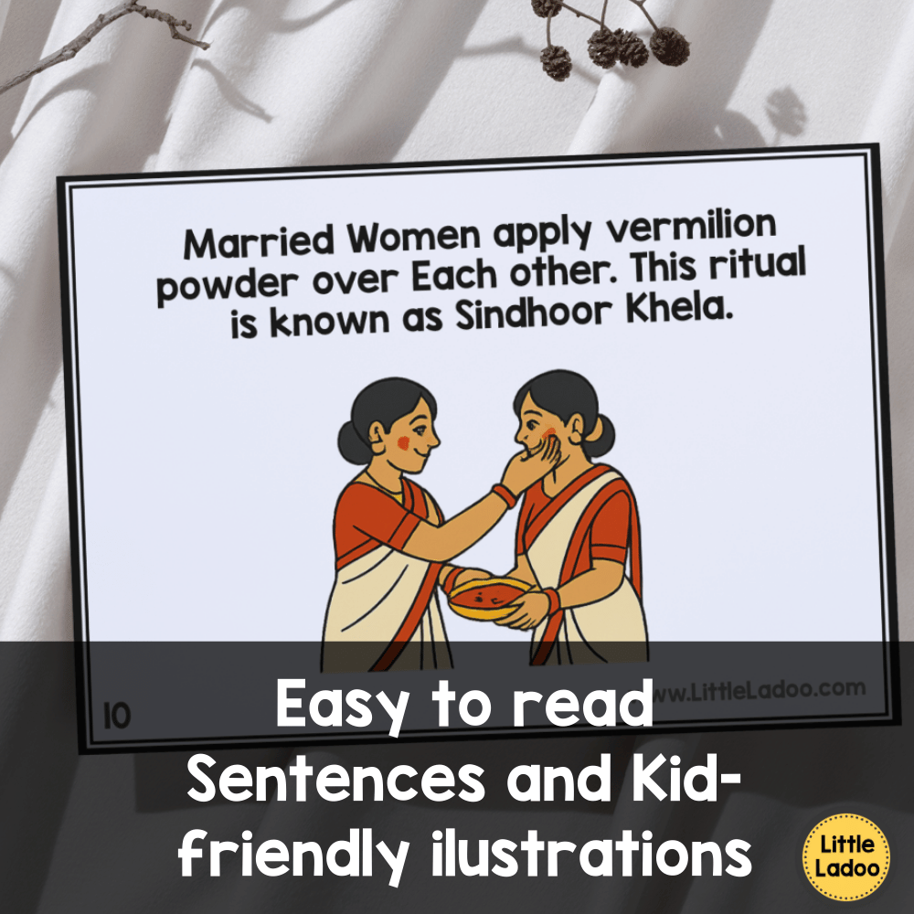 Durga Puja Mini Booklet + Worksheets