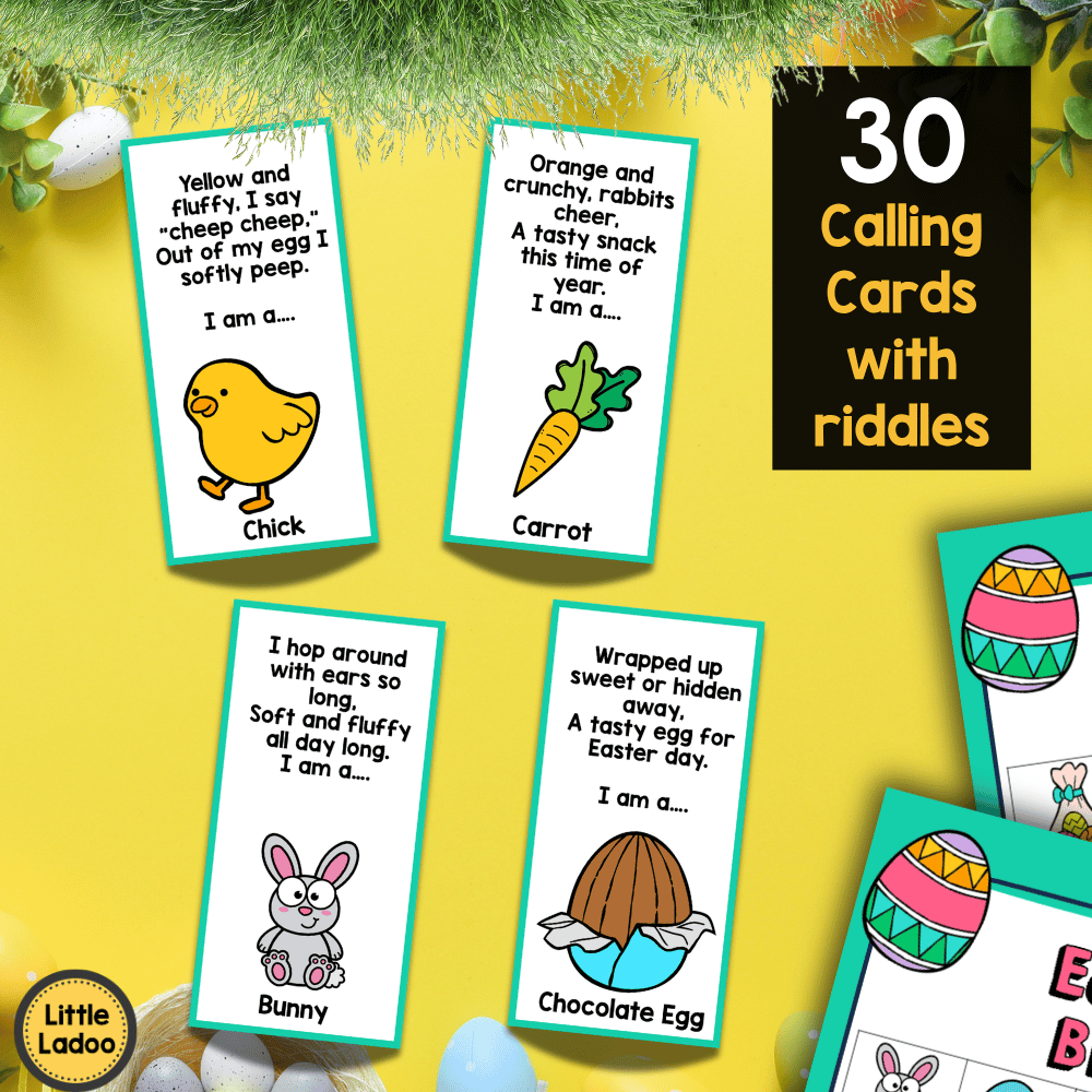 Easter Bingo Game Printable
