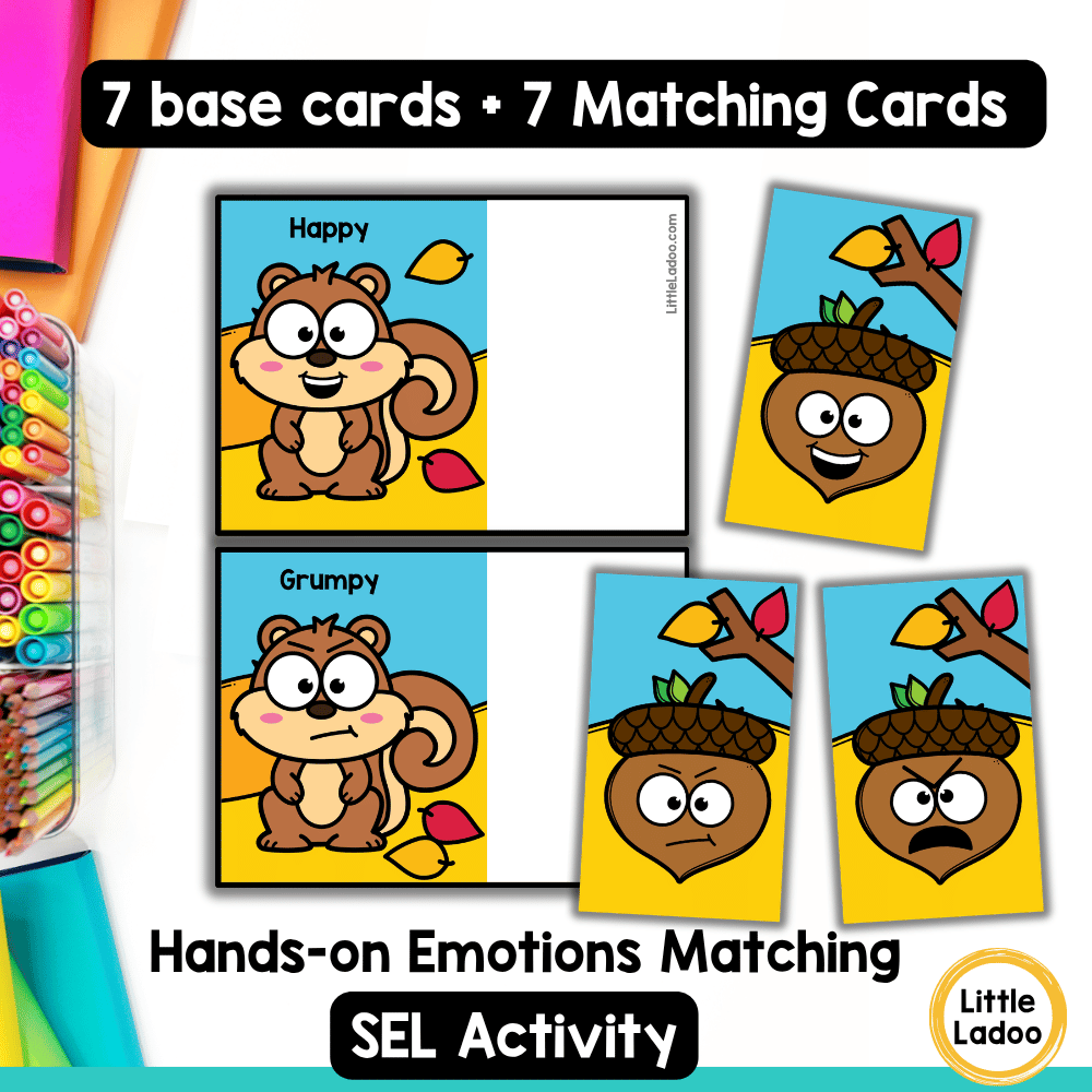 Fall Emotions Matching Activity