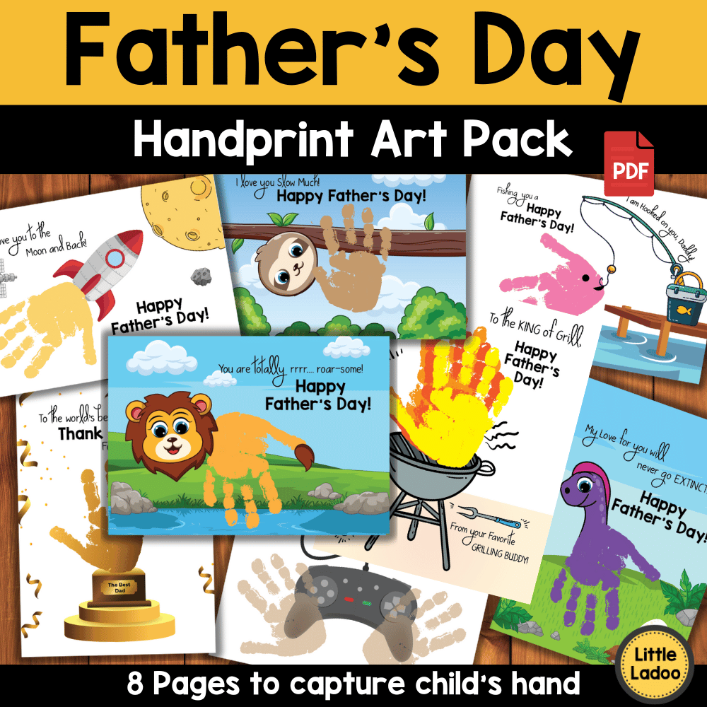 Father's Day Handprint Art