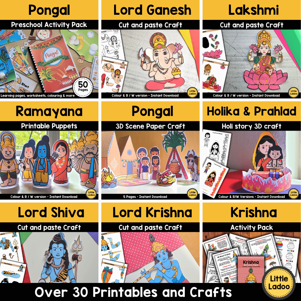 Indian Festival Printables - Master Bundle