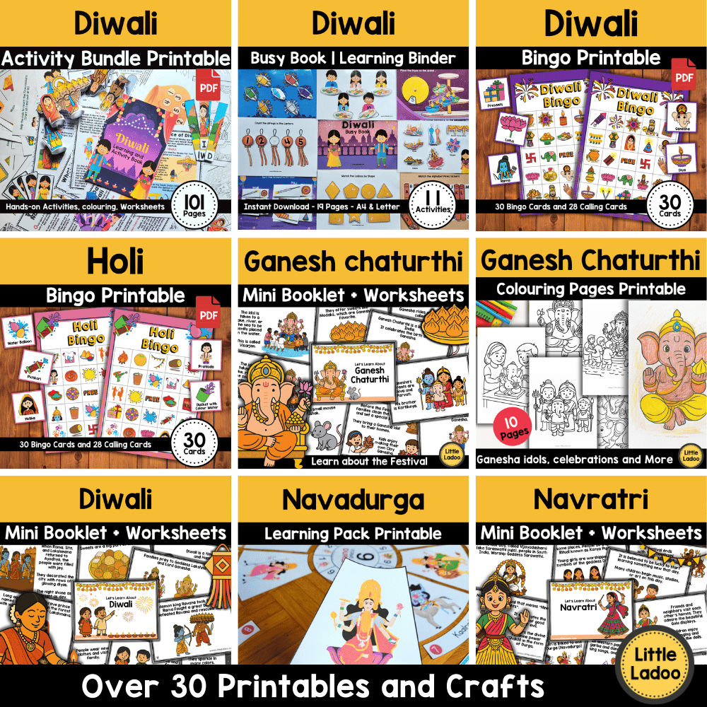 Indian Festival Printables - Master Bundle