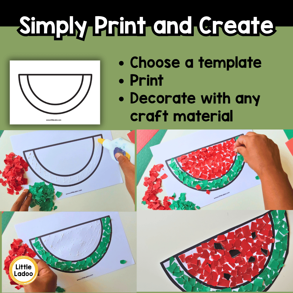 Fruit Craft Templates | 10 Printable Fruits Outlines
