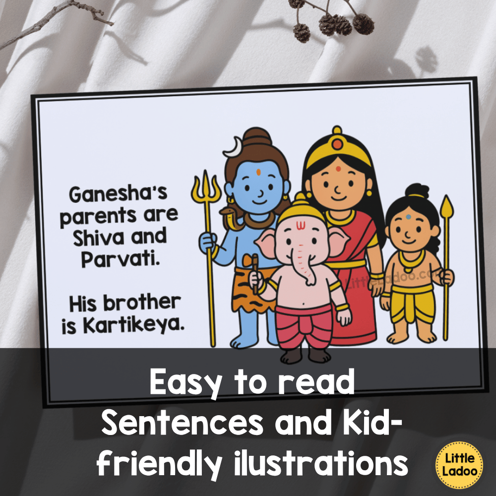 Ganesh Chaturthi Mini Booklet + Worksheets