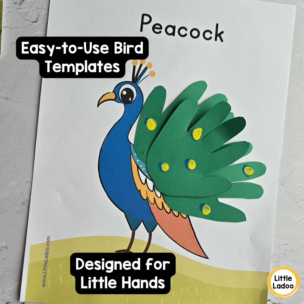 Handprint Bird Craft Book