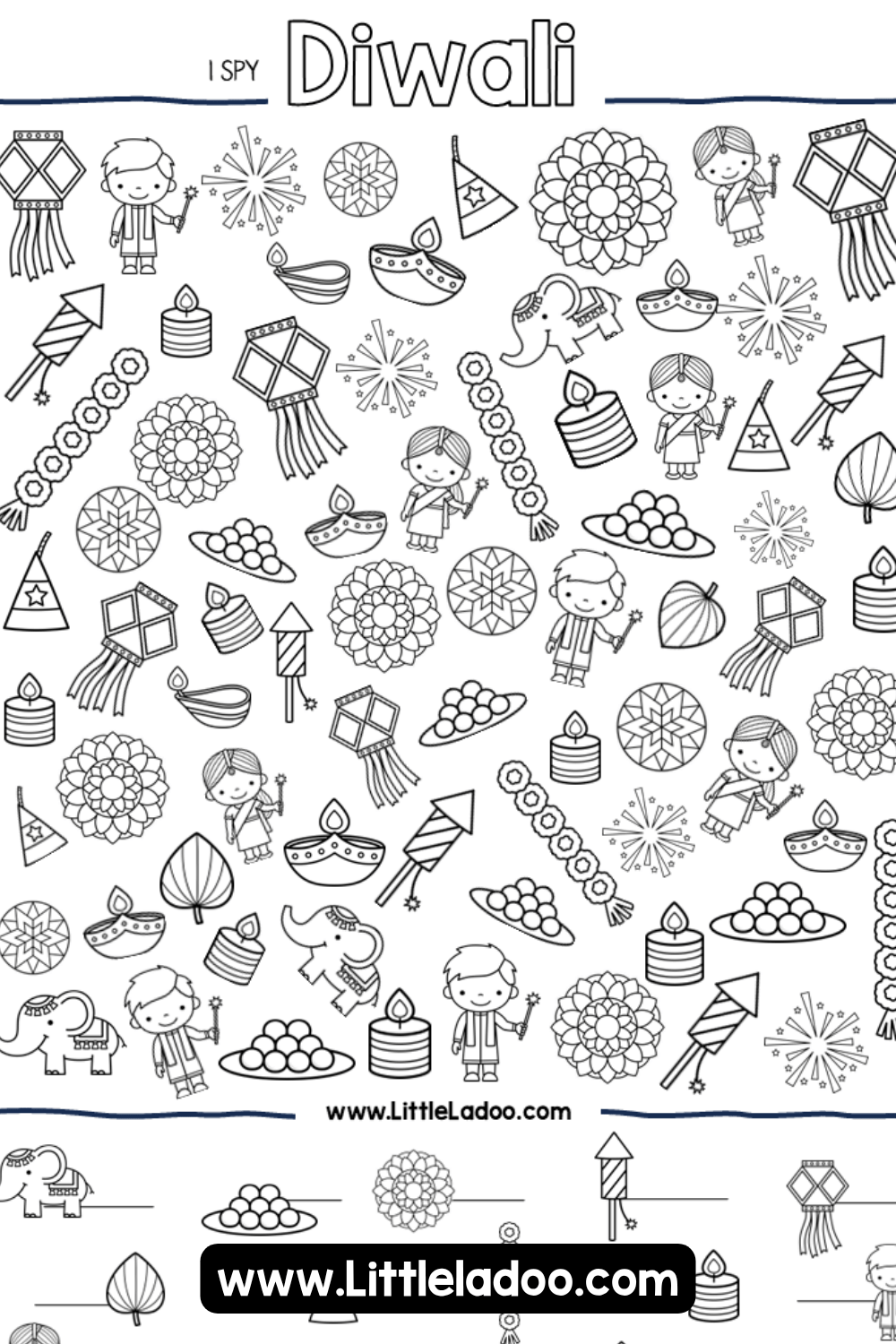 I spy Diwali Printable