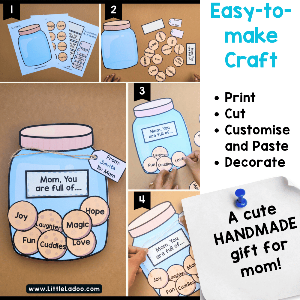 Mother's Day Cookie Jar Craft