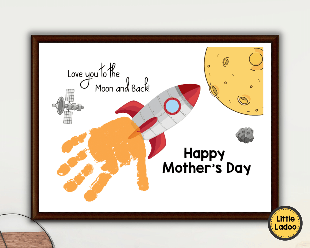 Mother's Day Handprint Art Printable {8 Designs}