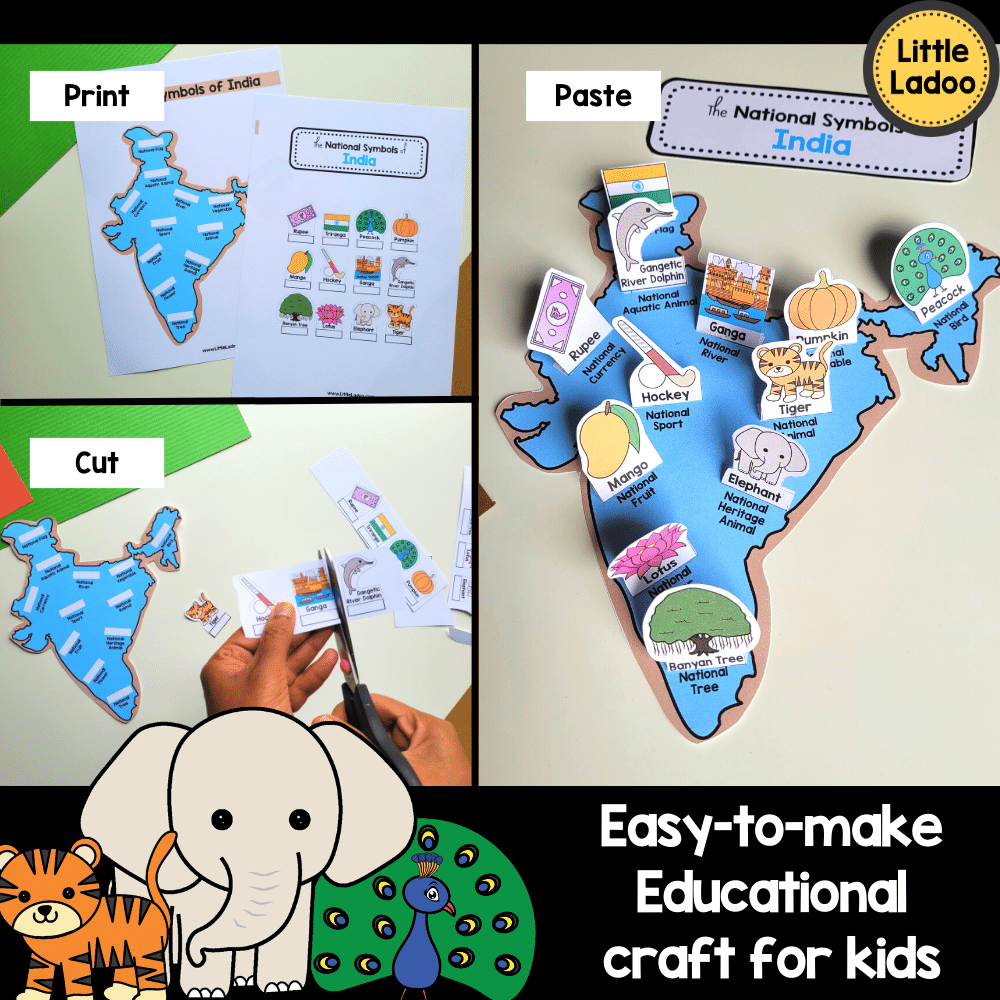 National Symbols of India Craft