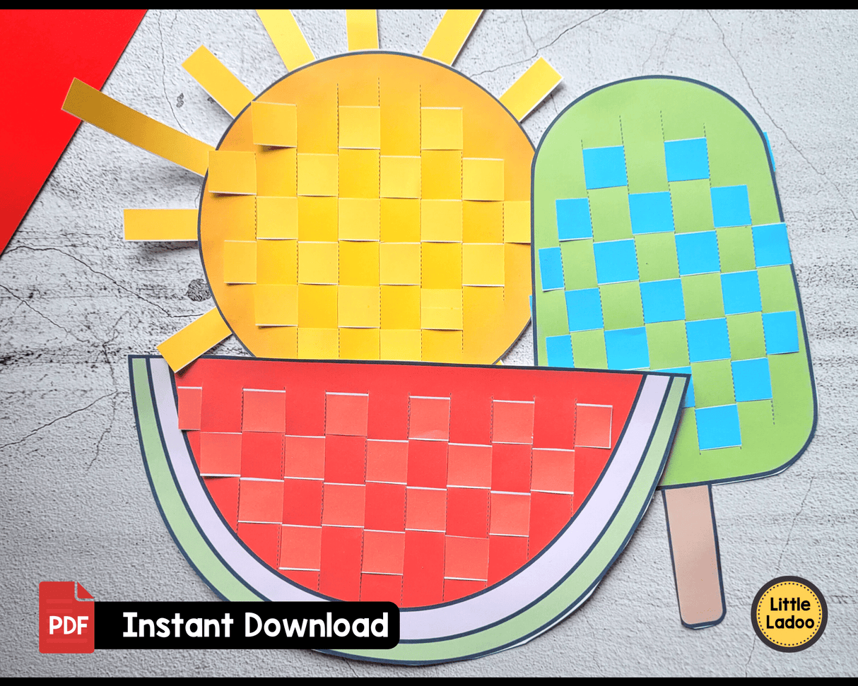 Summer Paper Weaving Craft