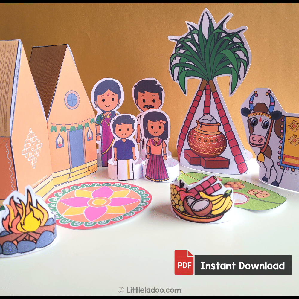 Pongal 3D Craft