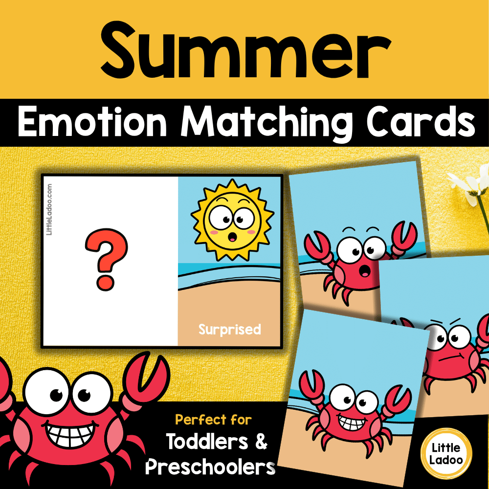 Summer Emotions Matching Cards