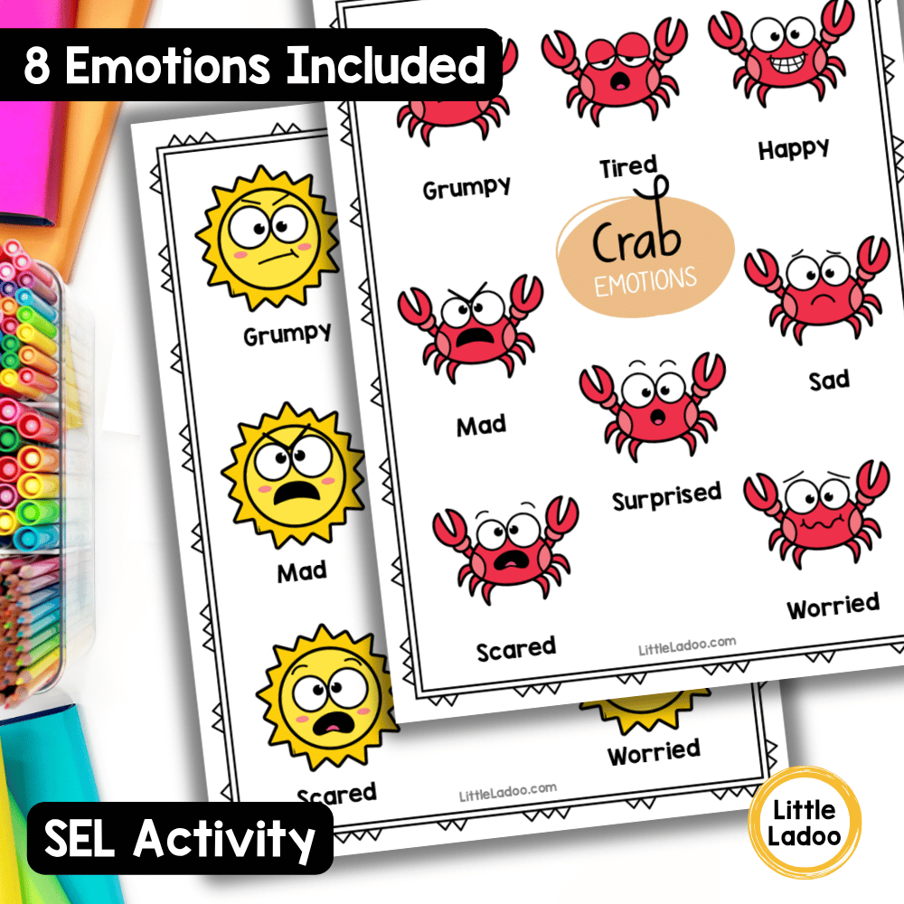 Summer Emotions Matching Cards
