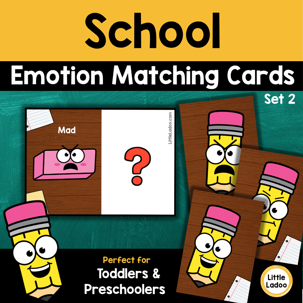 School Emotions Matching Activity
