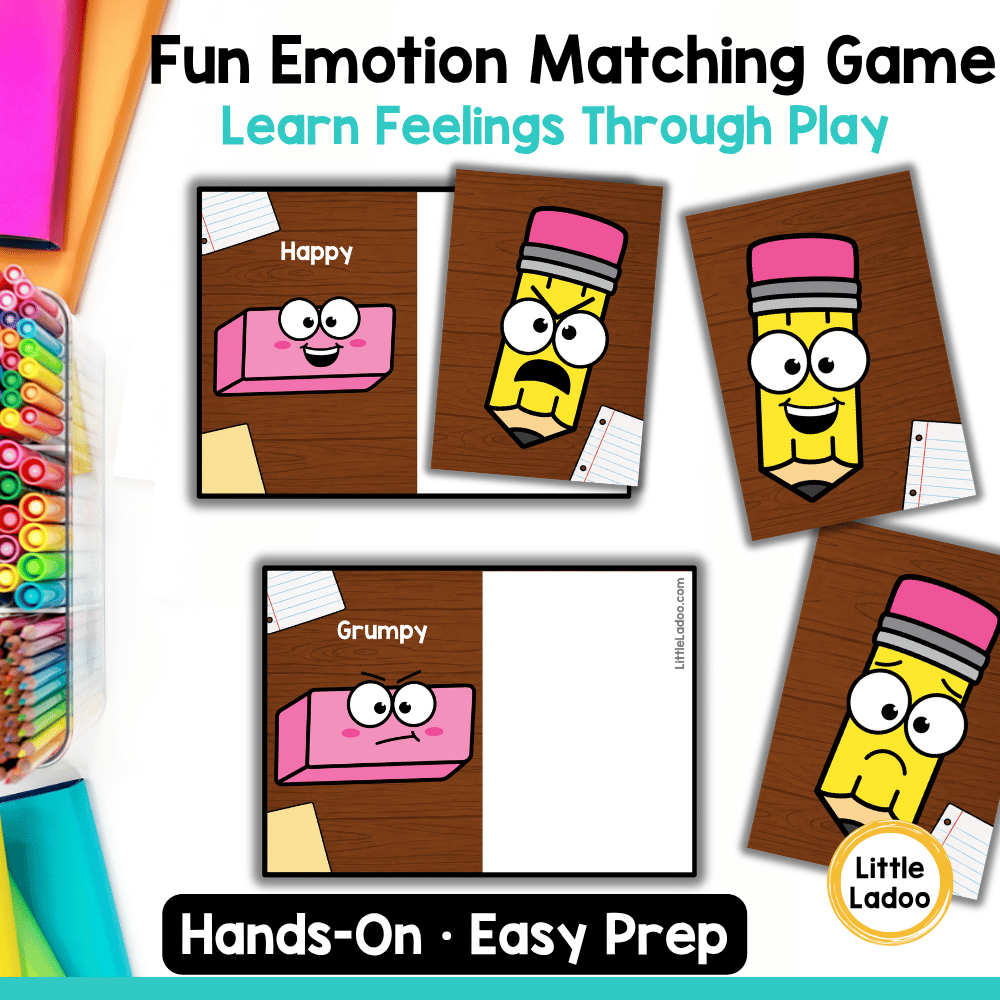 School Emotions Matching Activity