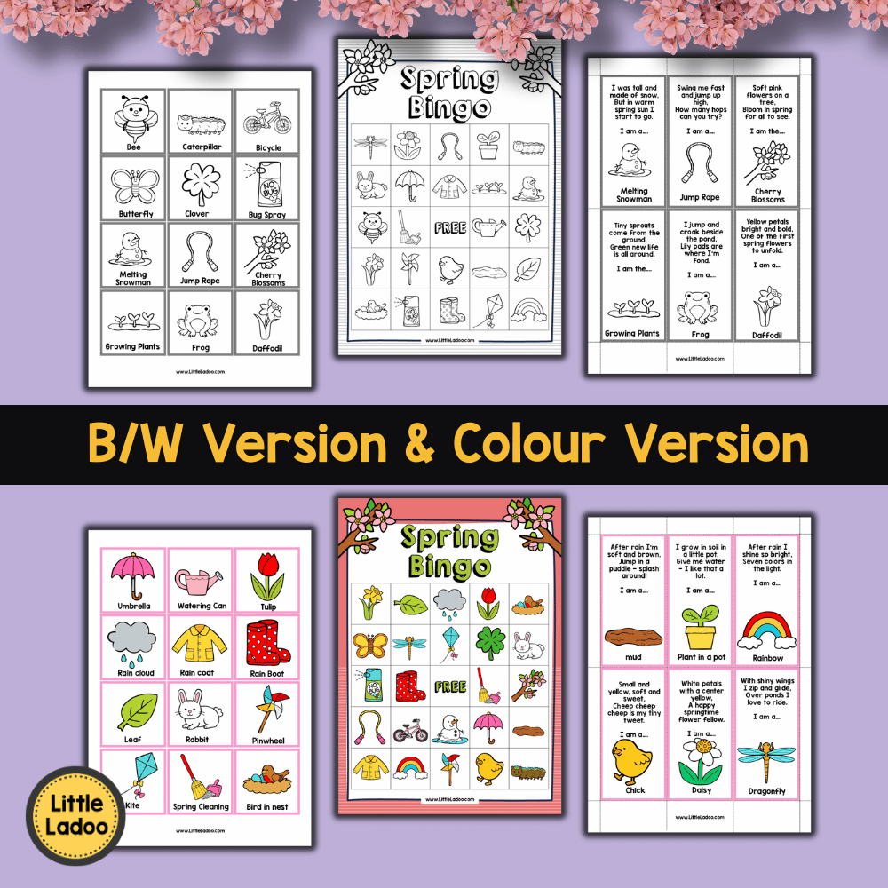 Spring Bingo Printable