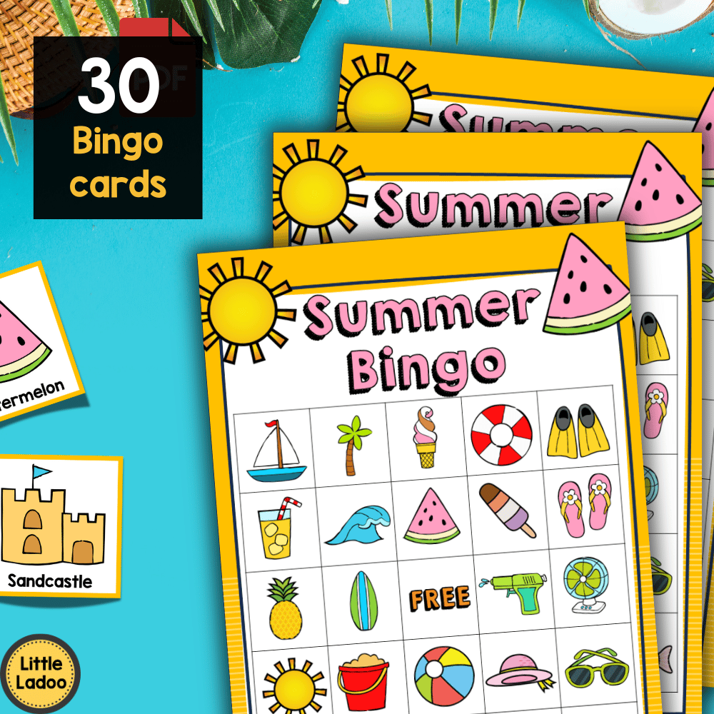 Summer Bingo Printable