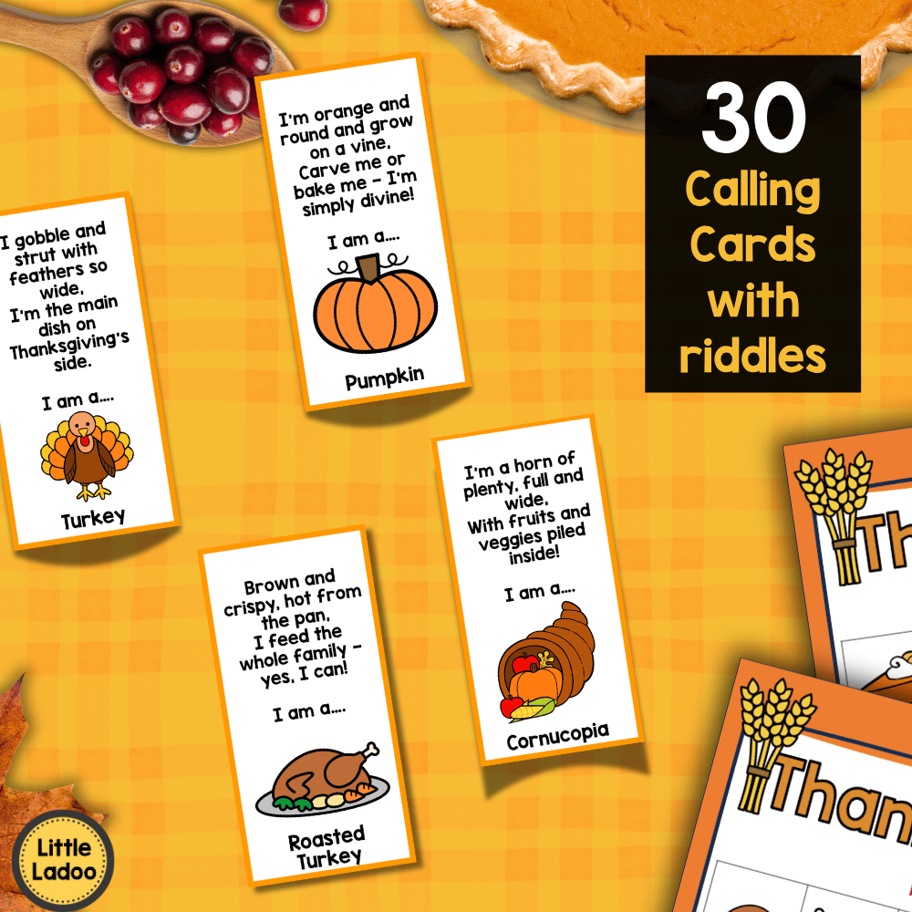 Thanksgiving Bingo Printable