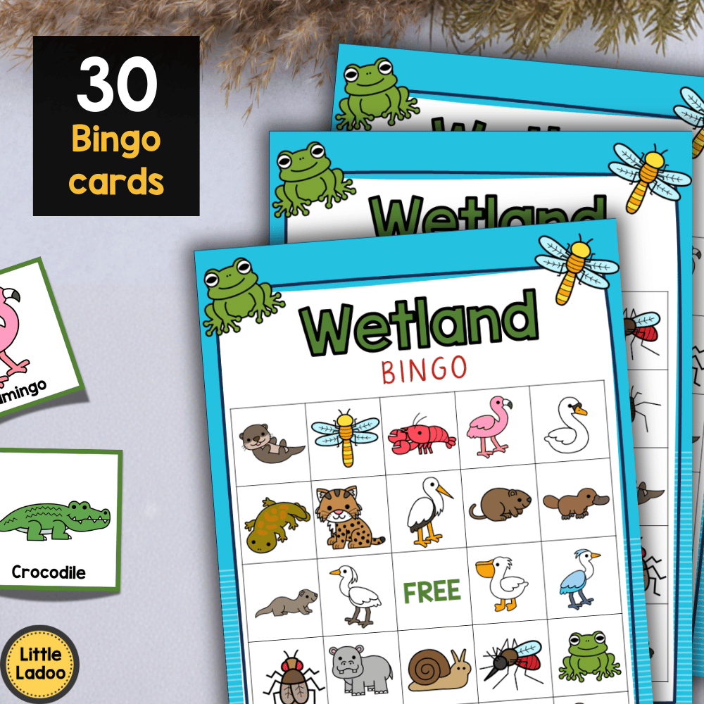Wetland Bingo Printable