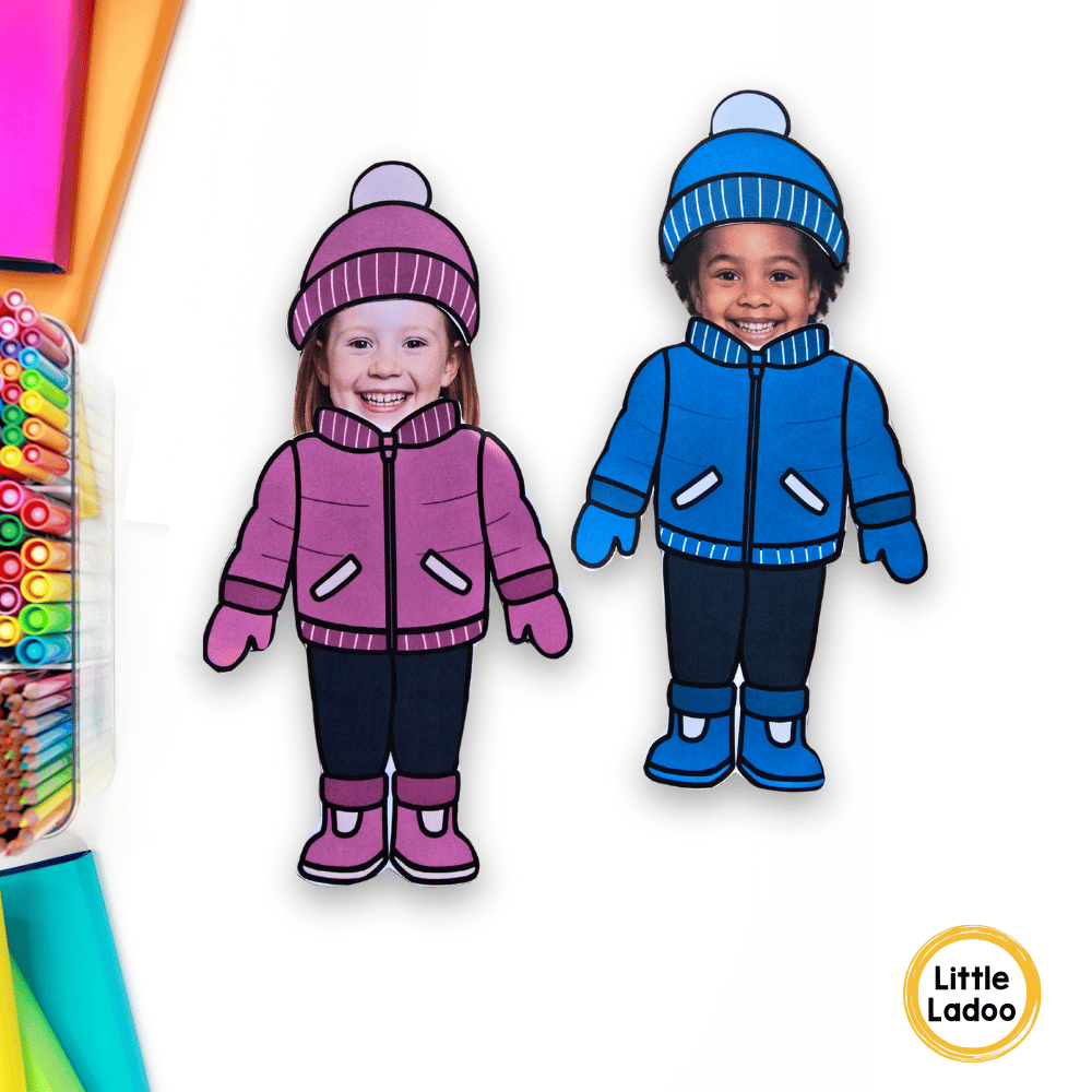 Winter Clothes Photo Craft