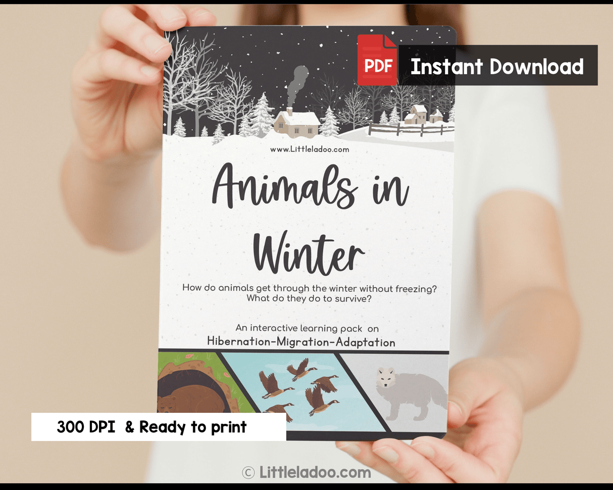 Animals in Winter - Interactive Learning Pack