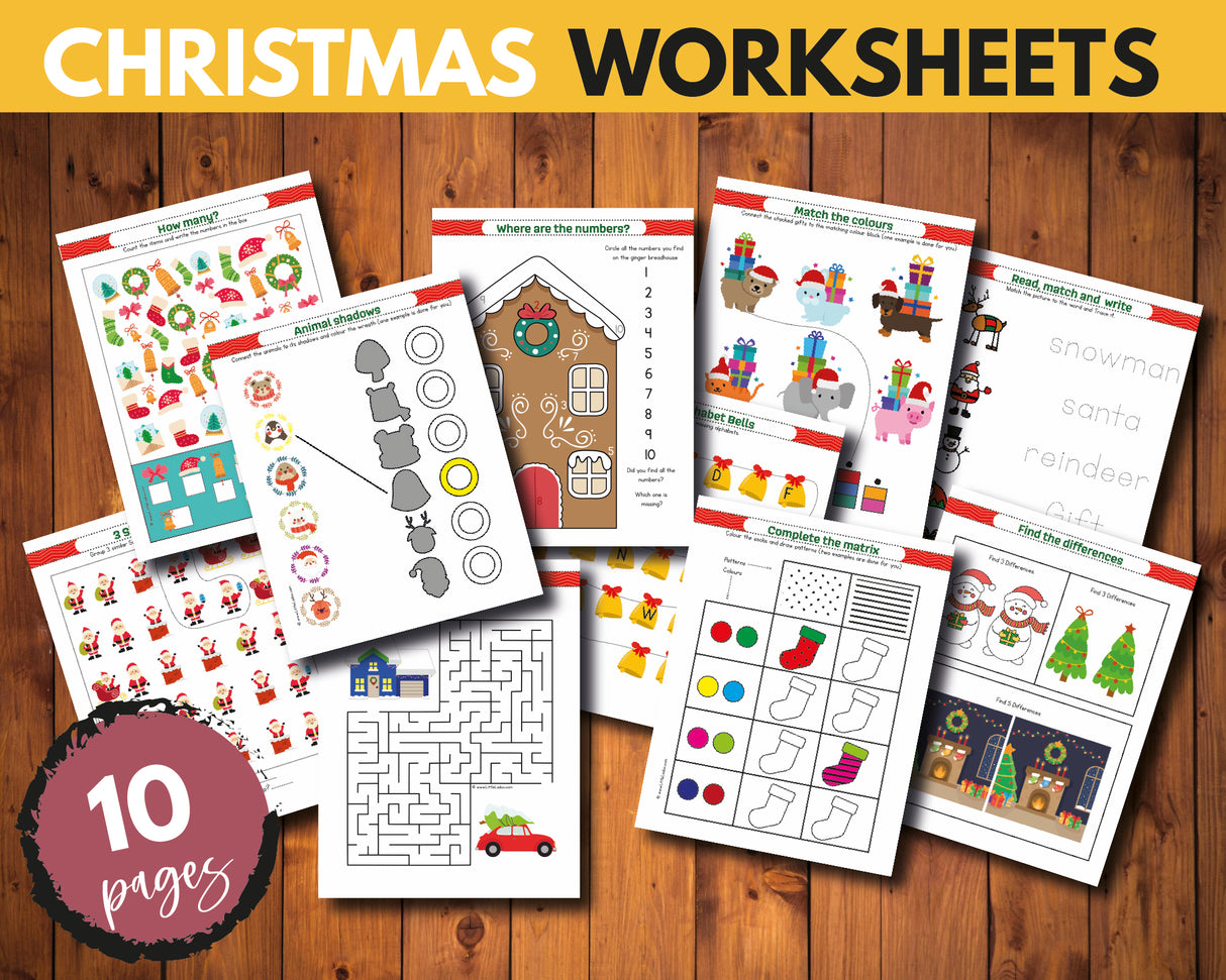 Christmas Activity Pack {61 pages}