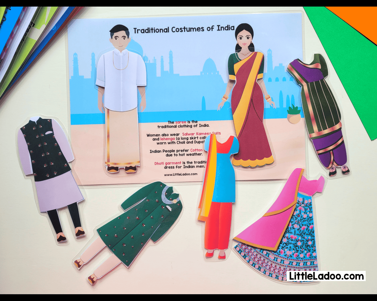 India Busy book { 11 Activities }