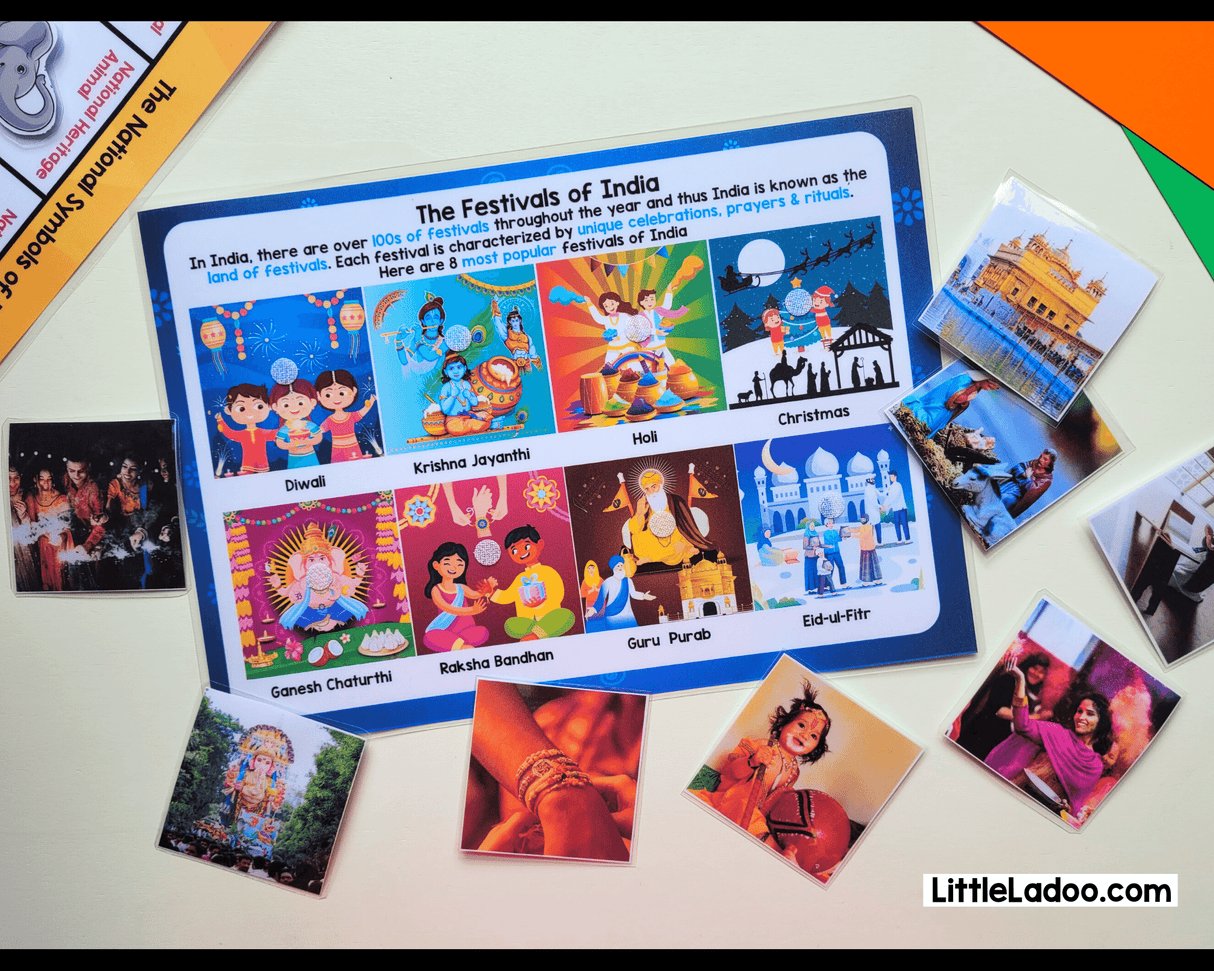 India Busy book { 11 Activities }