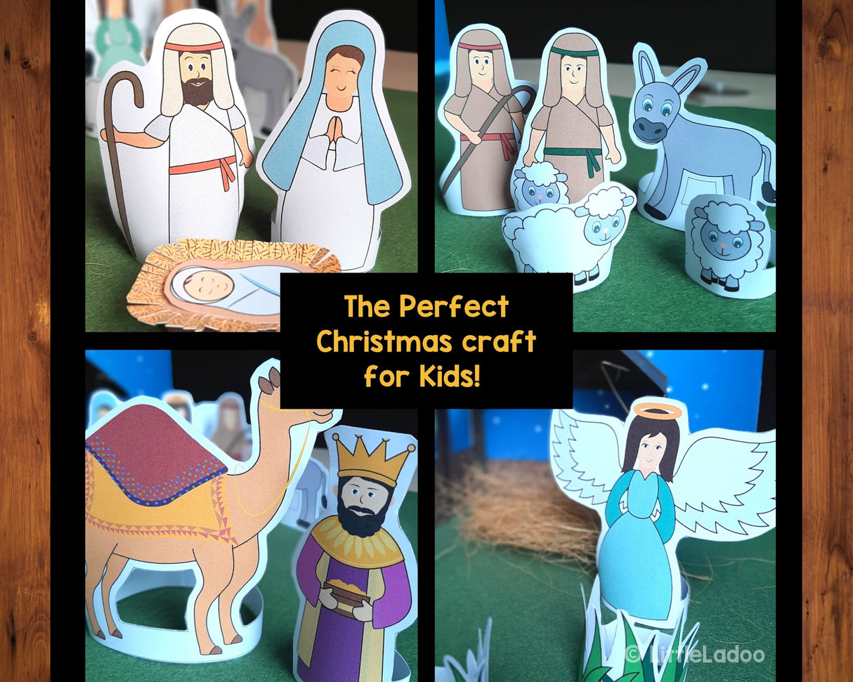 Printable Nativity Scene for Kids