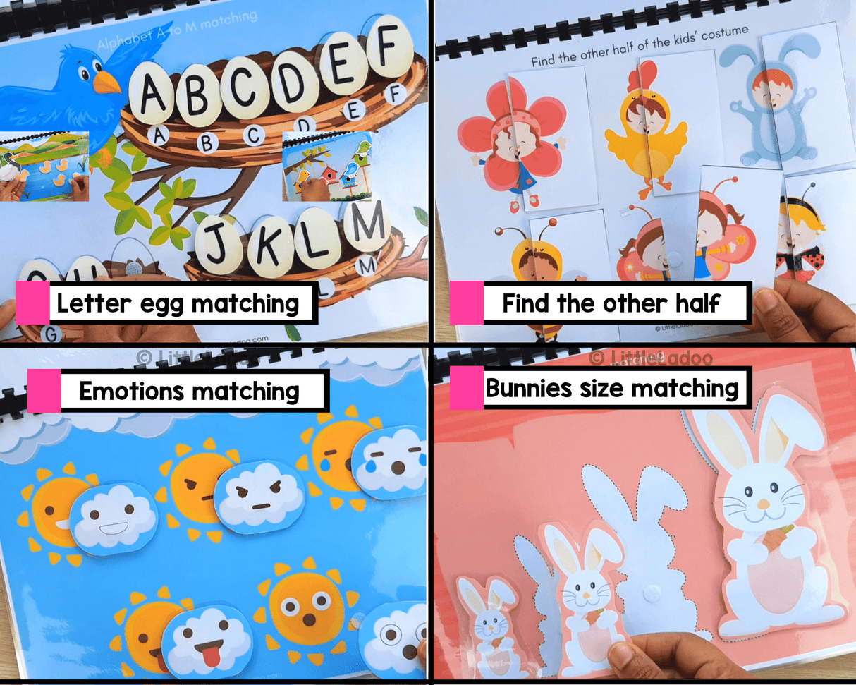 Spring busy book {11 activities}