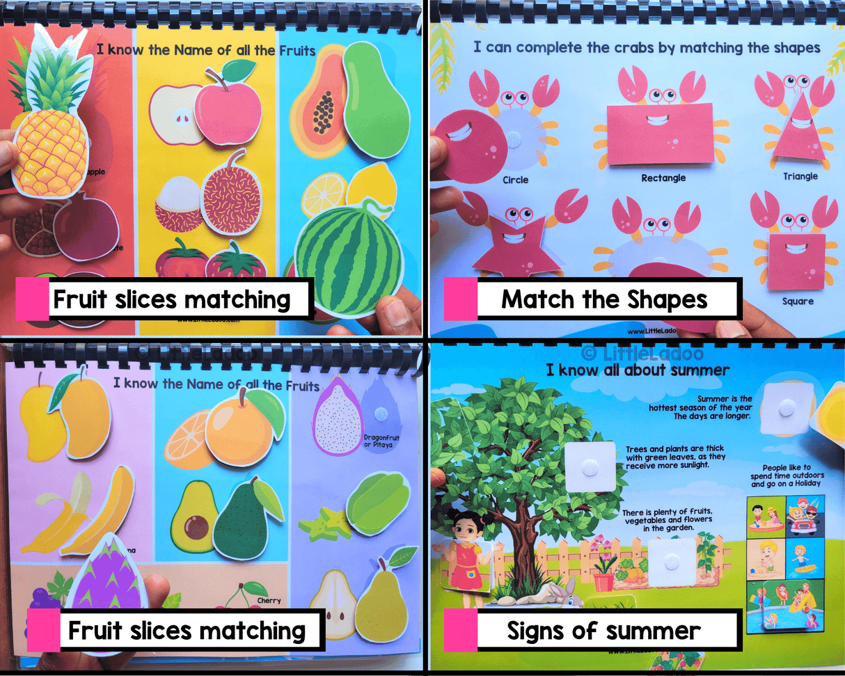 Summer Busy Book Printable {11 Activities}