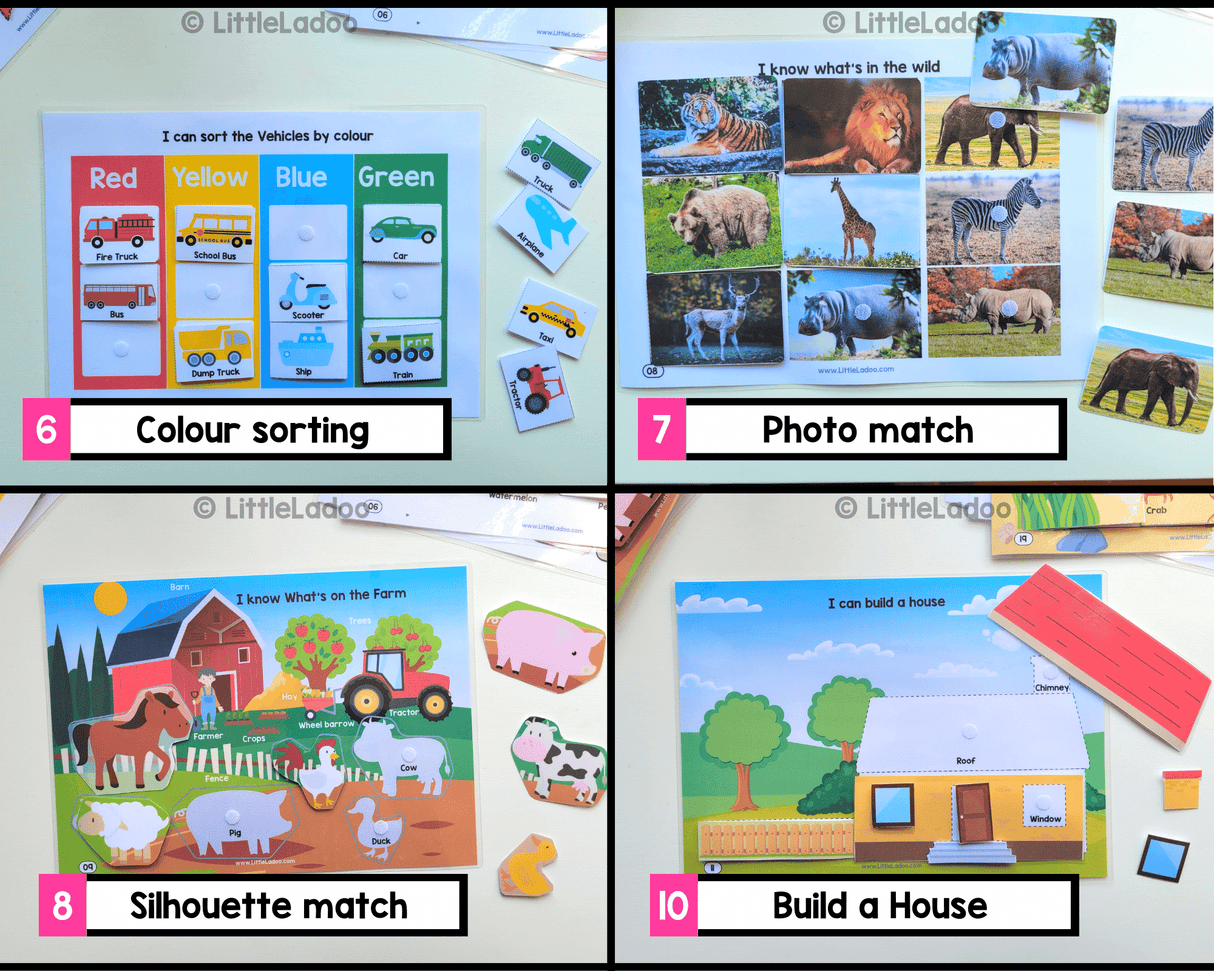 Toddler Busy Book {22 Activities}