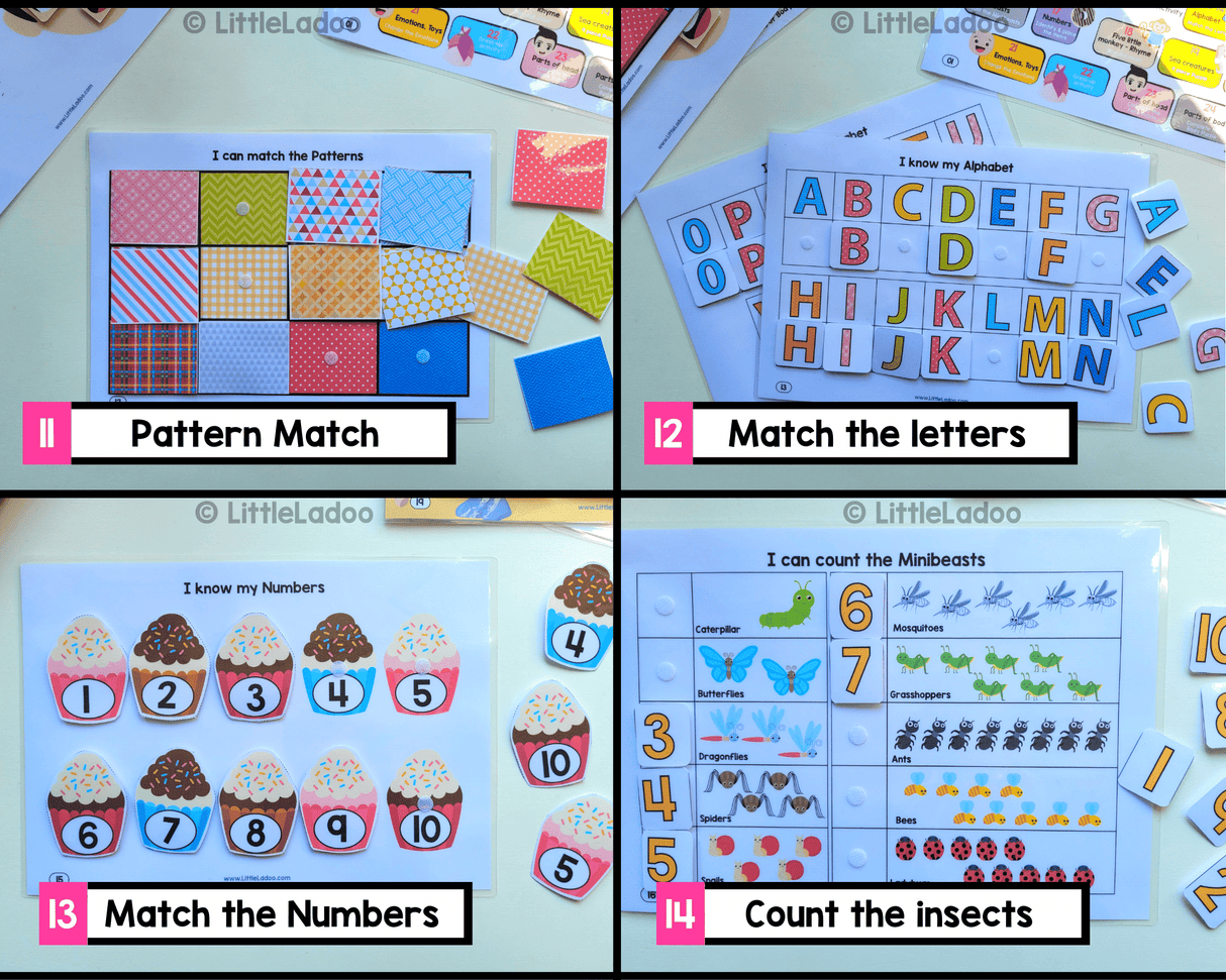 Toddler Busy Book {22 Activities}