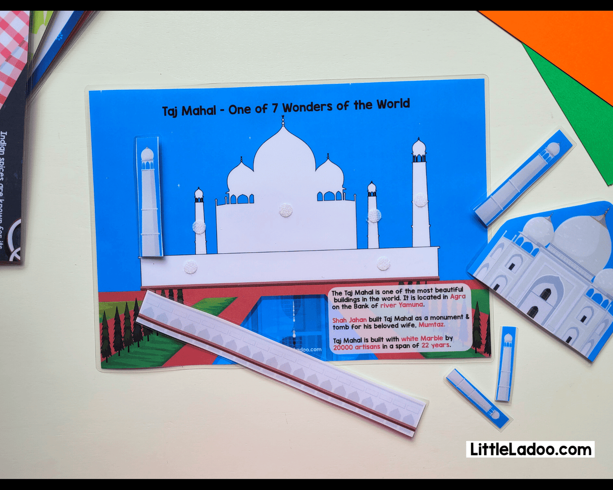 India Busy book { 11 Activities }