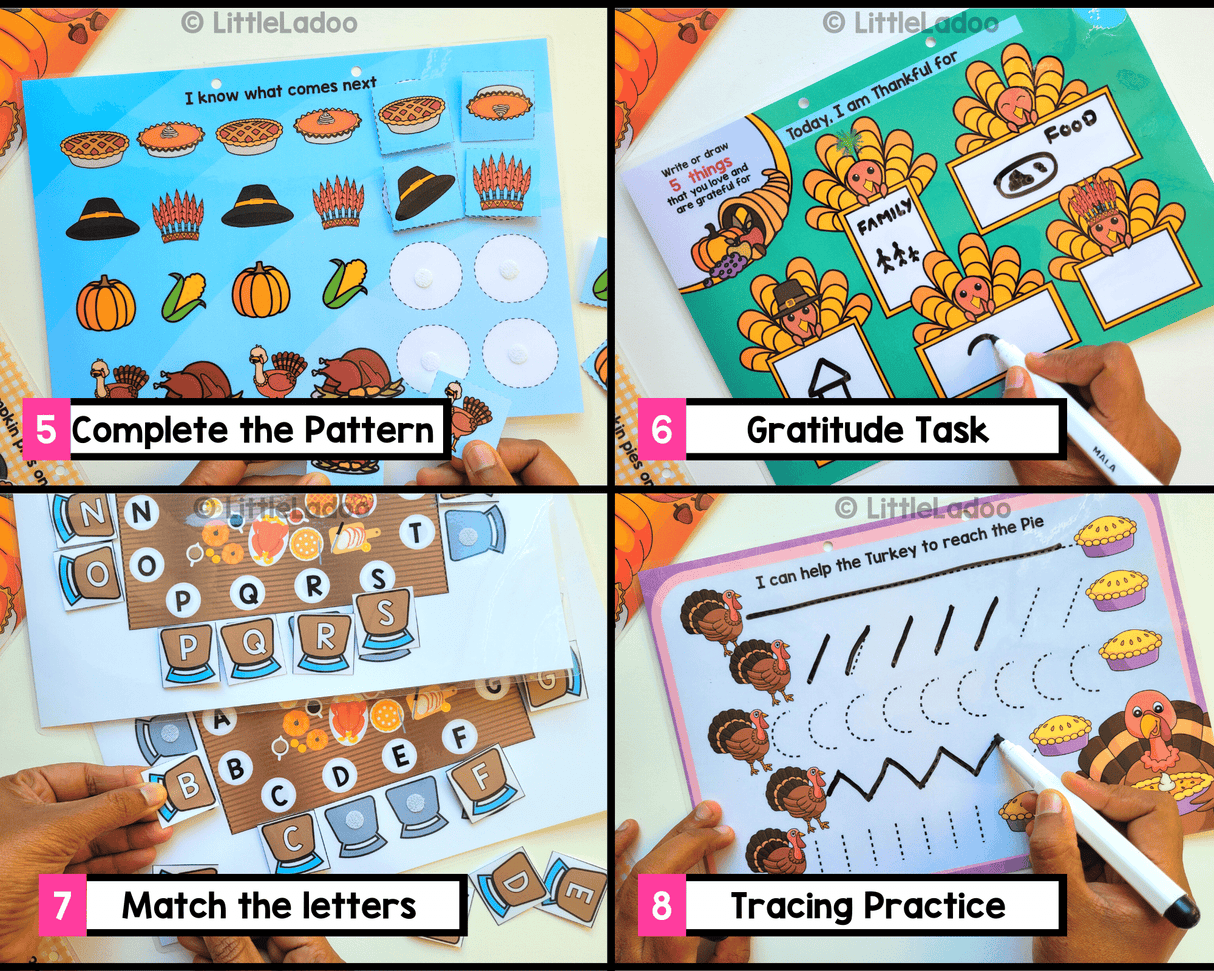 Thanksgiving Busy Book {11 Activities}