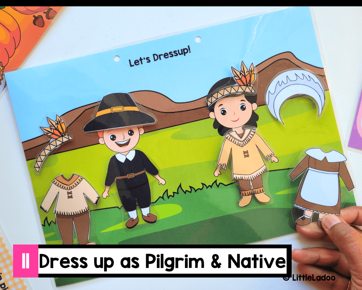 Thanksgiving Busy Book {11 Activities}