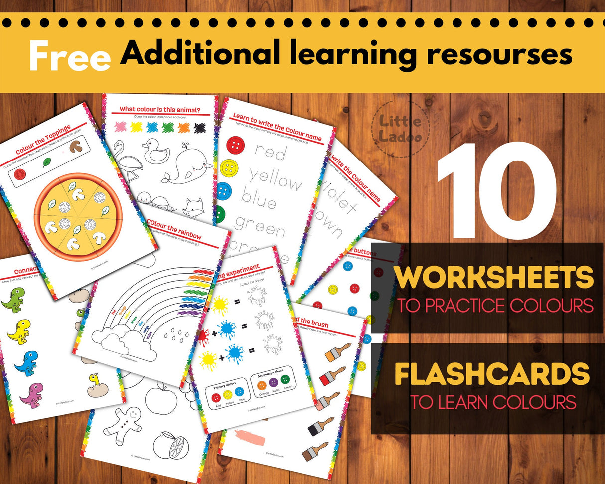 Colours Busy Book {11 activities}