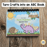 Fork Painting Alphabet Crafts A-Z