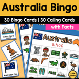 Australia Bingo Printable