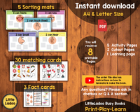 5 Senses Sorting Activity Printable