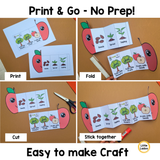 Apple Life Cycle Craft Printable | Foldable Sequencing Activity
