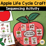 Apple Life Cycle Craft | Sequencing Cut and Paste Activity