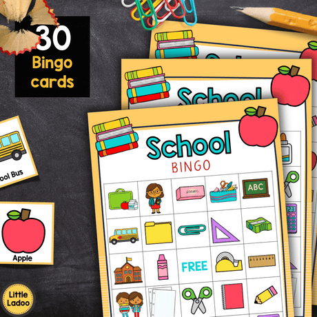 Back to School Bingo Printable