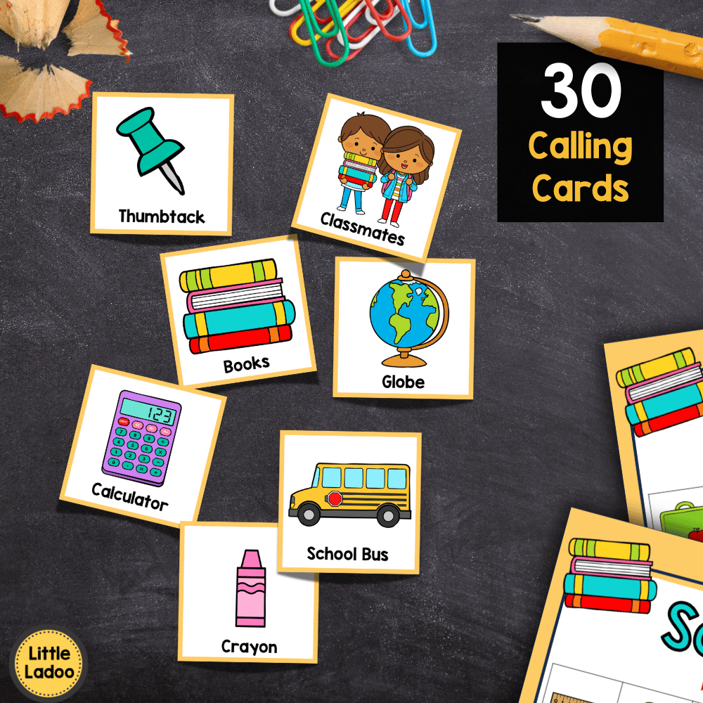 Back to School Bingo Printable