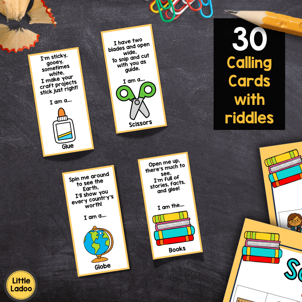 Back to School Bingo Printable