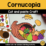 Cornucopia Cut and Paste Craft