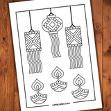 Diwali Colouring Pages Printable